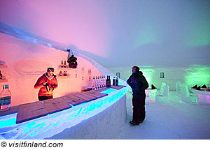 Eishotel in Finnland