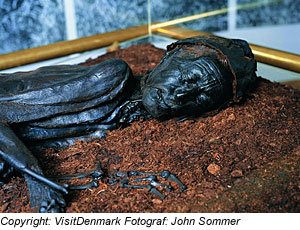 Mumie im Silkeborg Museum, JÃ¼tland