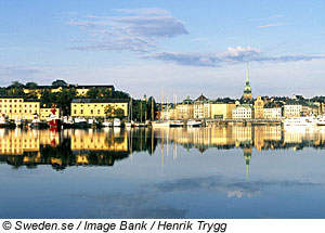 Blick auf Stockholm, Mittelschweden