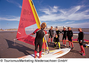 Surfen an der Nordsee