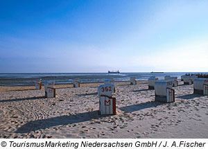 Strand bei Cuxhaven, Nordseeküste