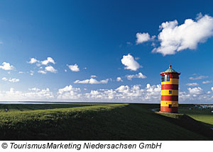Pitzumer Leuchtturm, NordseekÃ¼ste, Niedersachsen