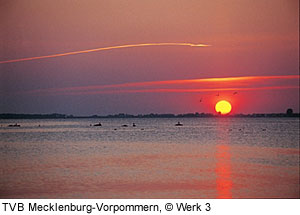 Sonneuntergang auf Hiddensee, RÃ¼gen