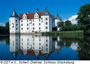 Wasserschloss GlÃ¼cksburg, Schleswig-Holstein