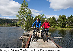Radfahren in Sogn und Fjordane, Norwegen