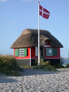 StrandhÃ¼tte in DÃ¤nemark