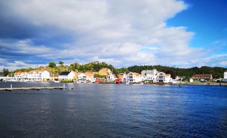 Mandal, WeiÃŸe Stadt in SÃ¼dnorwegen