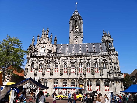 Rathaus von Middelburg auf Zeeland