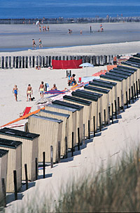 Strand in Zeeland, Niederlande