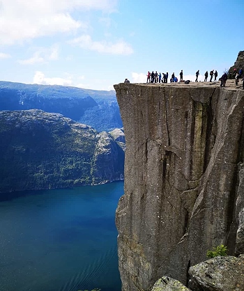 Preigestolen Kanzel im Rogaland