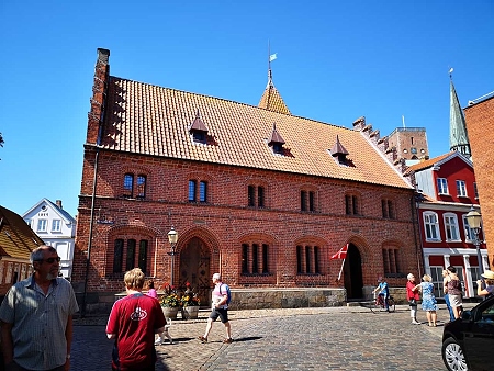 Altes Rathaus in Ribe an der NordseekÃ¼ste DÃ¤nemarks