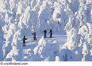 Skifahren in Finnland