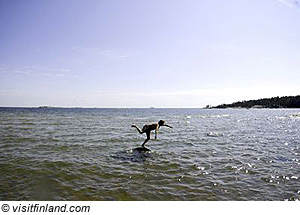 WasserspaÃŸ in Finnland