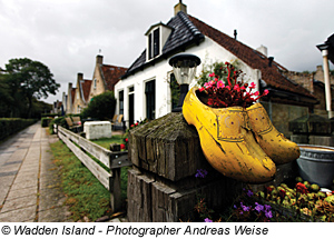 Wattenmeer Insel, Friesland, Niederlande