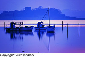 Schifferboote in der Kalo Bucht