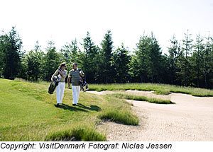 Golfplatz auf JÃ¼tland, DÃ¤nemark