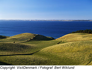 Landschaft am Limfjord auf MÃ¶rs, JÃ¼tland