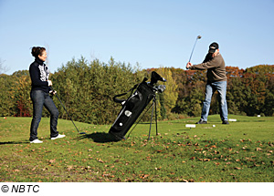 Golfen am Ijsselmeer, Niederlande