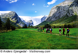 Gletscherwandern in Norwegen