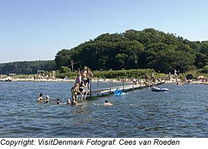 Badestrand in Kolding, Ostjütland
