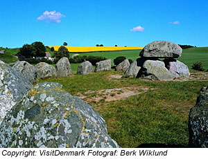 Dolmen im Naturschutzgebiet Mols Bjerge