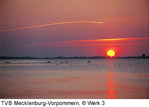 Sonnenuntergang,  Hiddensee, RÃ¼gen