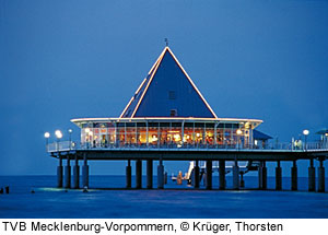 Heringsdorfer SeebrÃ¼cke auf der Insel Usedom, Ostsee